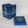 Crafted Loot Commander deck box with blue artwork, card holder and original water motif