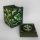 Green Crafted Loot Commander deck box with original artwork, lid and card holder.