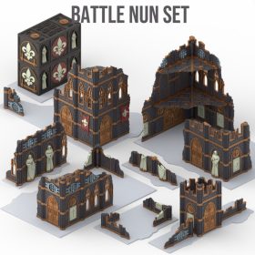  Foldable Terrain Set –  Battle Nun Set