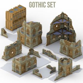 Foldable Terrain Set – Gothic Set