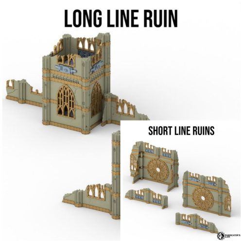 Foldable Terrain Set – Gothic Set
