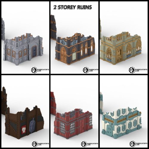 Foldable Terrain Set – Gothic Set