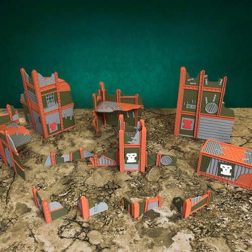 Foldable Terrain Set – Ork Set