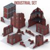 Foldable Terrain Set  – Industrial Set