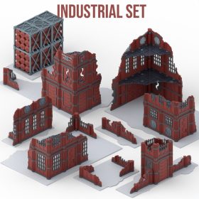 Foldable Terrain Set  – Industrial Set