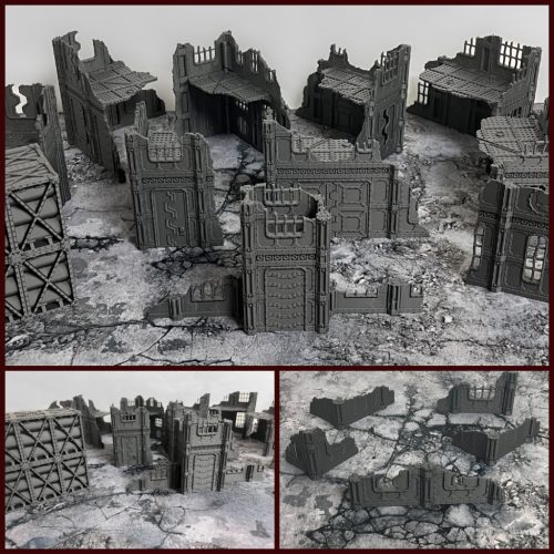Foldable Terrain Set  – Industrial Set