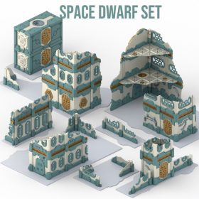 Foldable Terrain Set –  Space Dwarf Set