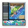 The Isle of Cats board game organizer placed inside the game box